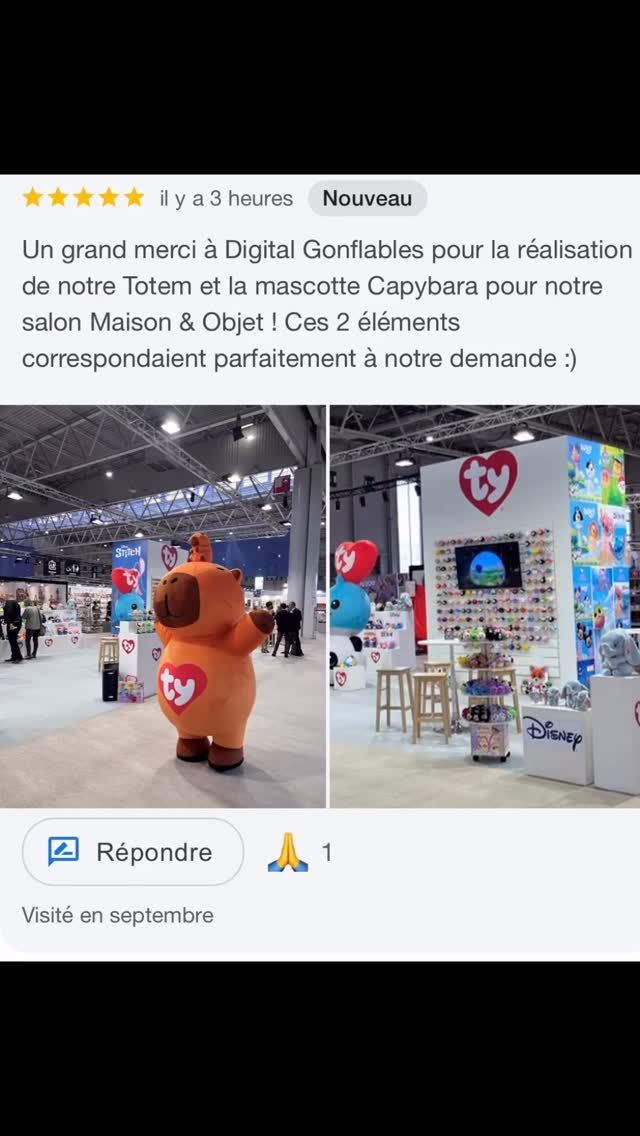 Chez Digital-Gonflable, notre objectif reste toujours le même : viser les 5 étoiles 
Chaque projet, chaque installation, chaque sourire de nos clients compte. 
Parce que l’excellence n’est pas une option, c’est notre standard.
www.digital-gonflable.fr 

Merci à TY et à Juratoys SAS pour la confiance! 

#DigitalGonflable #Excellence #5étoiles #SatisfactionClient #ToujoursPlusHaut